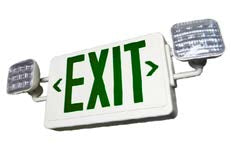 EXIT SIGN COMBO, RED/GREEN – LED Phantom